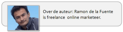 Over de auteur: Ramon de la Fuente is freelance online marketeer