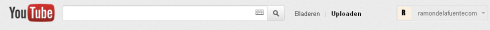 YouTube zoekmachine