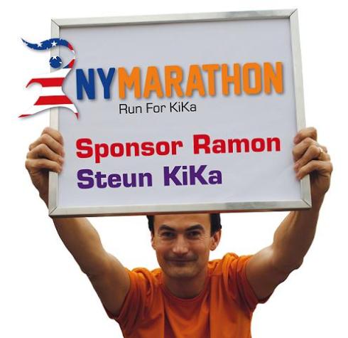 Ramon de la Fuente - Run For Kika New York Marathon