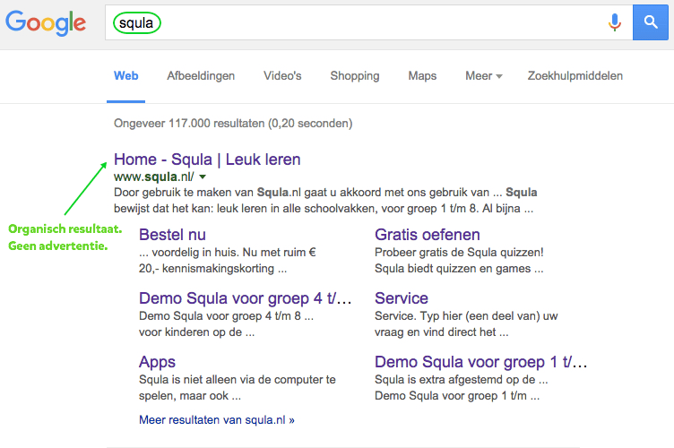 Google Adwords geen advertentie