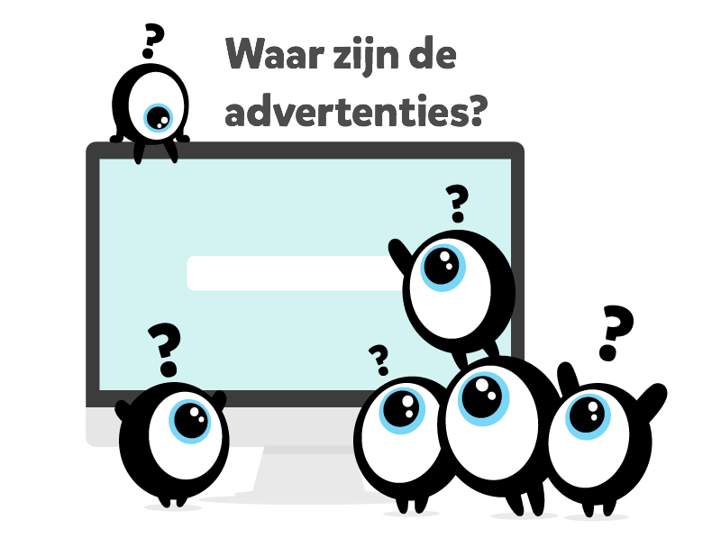Waar zijn de Adwords advertenties op Google?