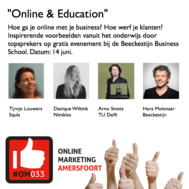 Online Marketing Amersfoort evenement: Online &&nbsp;Education