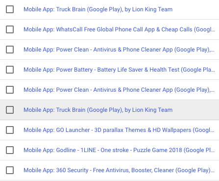 Apps uitsluiten in Google Ads