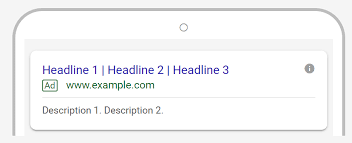 Derde koptekst voor de Google tekstadvertentie