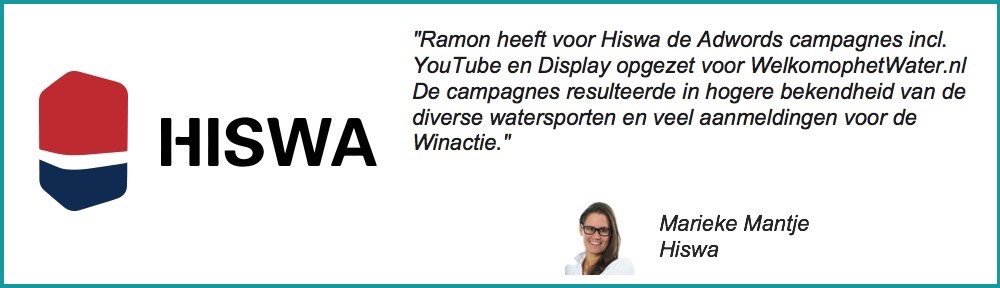 Recensie Fontein Online marketing van de Hiswa