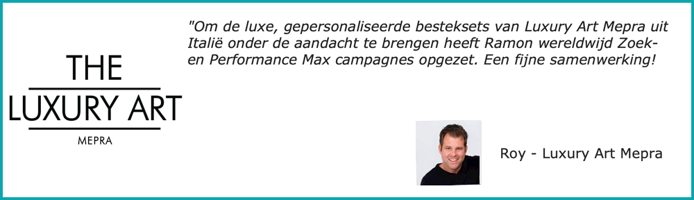 Recensie van Fontein Online marketing van Luxury Art Mepra