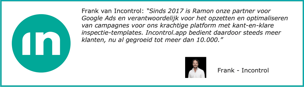 Recensie van Fontein Online marketing voor Incontrol